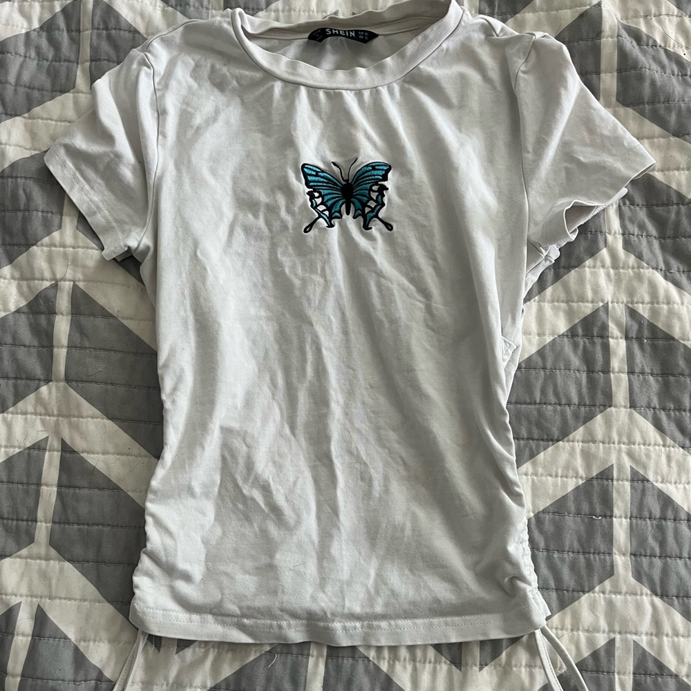 SHEIN butterfly shirt